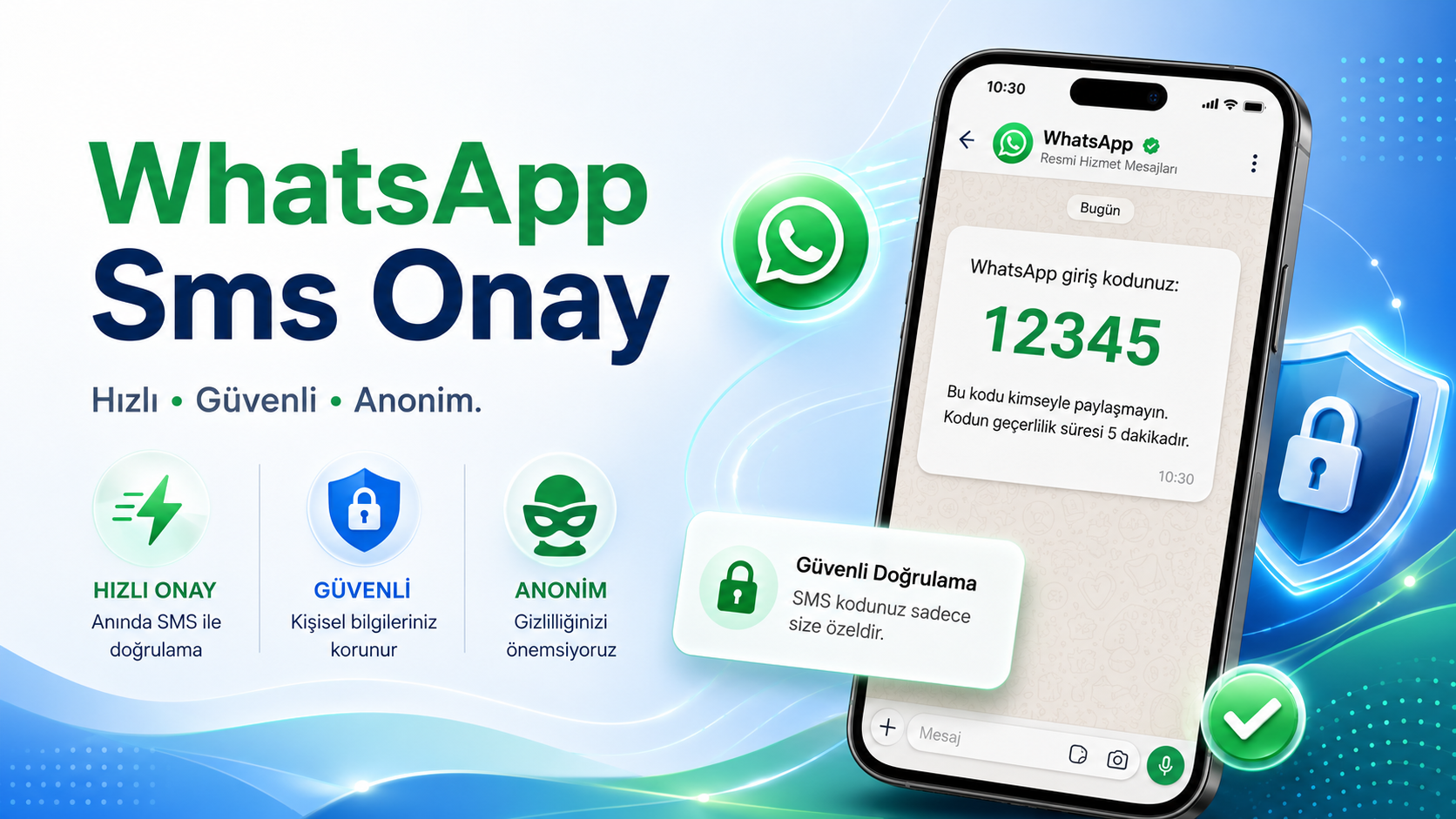 WhatsApp Sms Onay Hizmeti