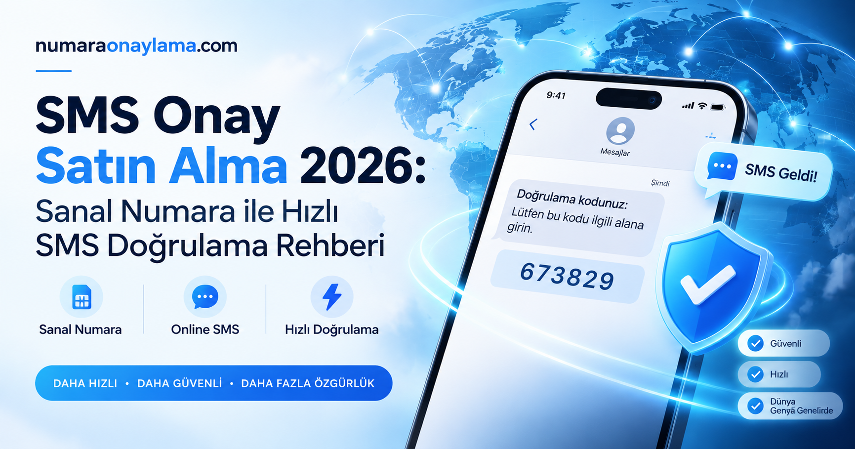 SMS Onay Satın Al | Sanal Numara Alma 2026