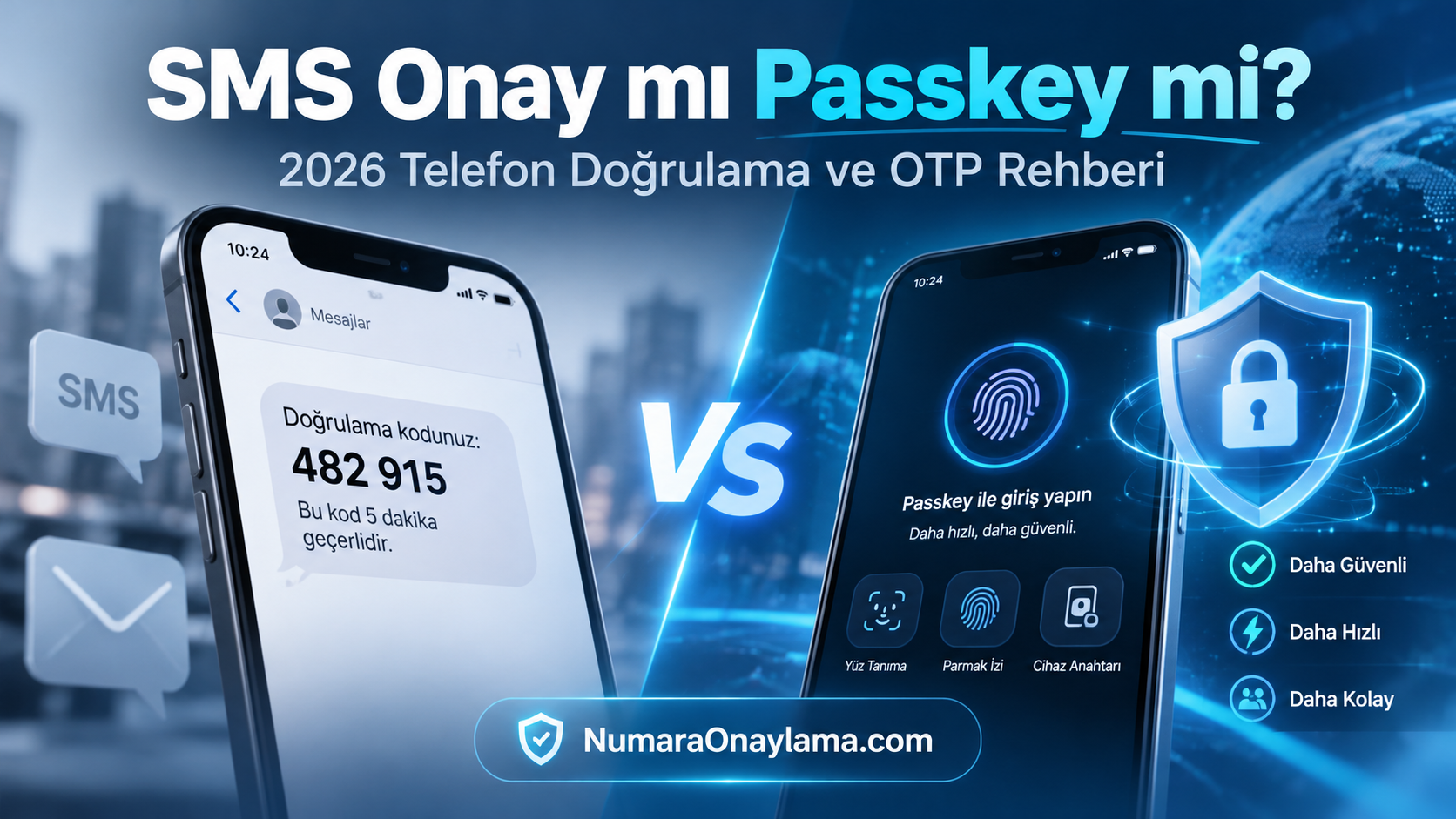 SMS Onay mı Passkey mi? 2026 Telefon Doğrulama Rehberi